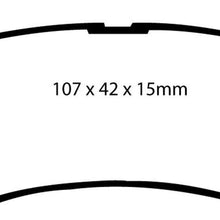 EBC Brakes DP2628 Greenstuff 2000 Series Sport Brake Pad