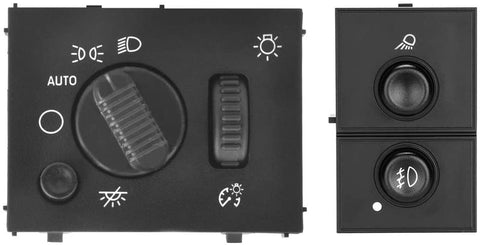 Fits Chevy Silverado Headlight Switch & Fog Lamp Cargo Light Control fits GMC Sierra 2003 2004 2005 2006 2007
