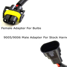 iJDMTOY 9006 to H11 Headlights Conversion Pigtail Connectors Wiring Harness