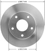 Bendix Premium Drum and Rotor PRT1261 Rear Brake Rotor