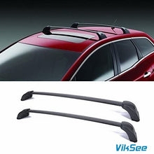 Viksee Mazda Roof Rack,for 07-12 Mazda CX-7,2pcs Black Aluminum Cross Bar Luggage Cargo Carrier Rail