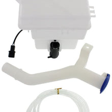 Windshield Washer Tank Assembly compatible with Kia Rio 07-11 W/Pump Inlet and Cap and Sensor