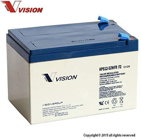Vision HPS12-52WFR Battery