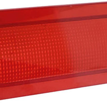 MOFORKIT 3rd Third Brake Light Extended Cab Only Lens Compatible with Chevy S10 GMC Sonoma 1994 to 2003 High Mount Stop