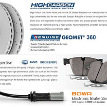 Power Stop ESK2932 Front Euro-Stop Brake Kit Mercedes