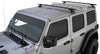 Rhino Rack 2018-2020 Compatible with Jeep Wrangler JL 4dr SUV Hard Top Vortex RCL Black 2 Bar Backbone Roof Rack JB0894