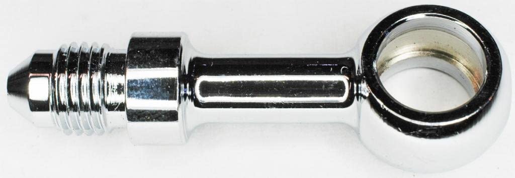 AN-03 M JIC TO 10mm Banjo Straight Long Chrome fitting Adapter