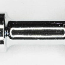 AN-03 M JIC TO 3/8" Banjo Straight Long Chrome fitting Adapter