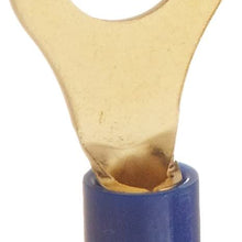 Dorman 84523 Blue 1/4" 16-14 Gauge Gold Plated Ring Terminal