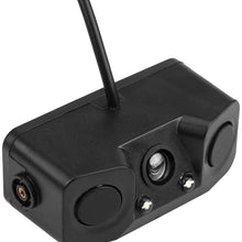 Beennex Radar Detectors for Cars,3 in 1 Car Visual Reversing Video Rear View Camera with Backup Radar Detector Parking Sensor