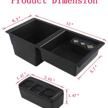 Replacement for 2014-2019 GM Vehicles Silverado, Tahoe, Suburban, GMC Sierra, Yukon, Escalate, Center Console Insert Organizer 22817343