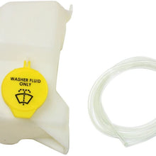 Windshield Washer Tank Assy compatible with Jeep Grand Cherokee 96-98 W/Dual Pump Cap and Sensor Hole
