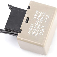 KIMISS Electric Flasher,8-Pin Electric LED Flasher Relay Fit For Lexus LED Turn Signal Light Lamp 81980-50030