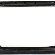 Radiator Support Assembly Compatible with 1987-1991 Ford F-150 Black Steel with Gas Engine
