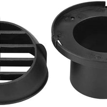 Air Vent Outlet, 60mm Auto Car Heater Ducting Warm Air Vent Outlet -Rotatable 360 Degrees