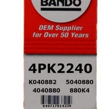 Bando 4PK780 OEM Quality Serpentine Belt (4PK2240)