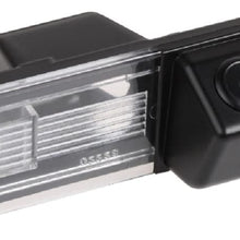 Misayaee Rear View Back Up Reverse Parking Camera in License Plate Lighting Night Version (NTSC) for BMW 1er Series /M1 E81 E87 F20 F21 116i 118i 120i 135i