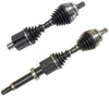 DTA VO22432242A front Left Right Pair - 2 New Premium CV Axles (Drive Axle Assembly) 1999-2005 Volvo S80 FWD 6cyl, Without Viscous Clutch Only