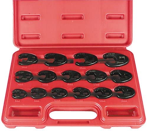 Astro 7115 Crowfoot Wrench Metric Set 15 PC