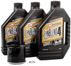 TUSK Yamaha Grizzly/Rhino/Wolverine/Viking 4-Stroke Oil Change Kit Synthetic Blend 10W-40