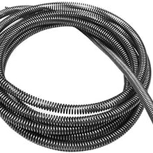 5/16 Fuel Line Tube Spring Wrap Armor Guard Cover Tubing Protector Stainless 5'