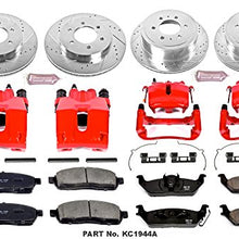 Power Stop (KC1944A) 1-Click Performance Brake Kit with Calipers