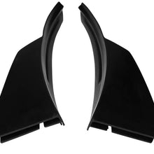 Ikon Style Winglets Compatible With Universal Vehicles | Black PU Front Lip Finisher Under Chin Spoiler Add On by IKON MOTORSPORTS