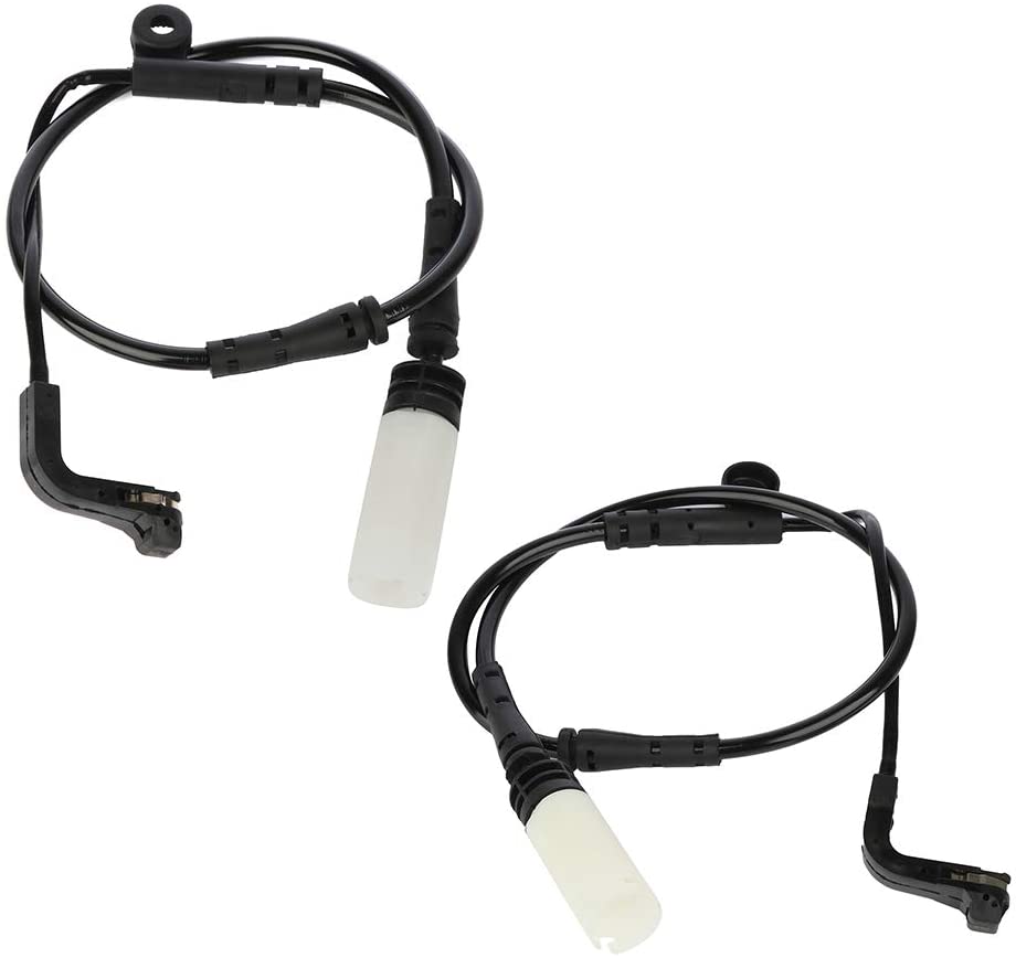 cciyu Professional Brake Pads wear Sensor Front Rear with 670 mm fit for BMW 525i/525xi/528i/528i xDrive/528xi/530i/530xi/535i/535i xDrive/535xi/545i/550i/645Ci/650i/M5/M6