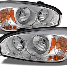 For Chevy Malibu OE Replacement Chrome Bezel Headlights Driver/Passenger Head Lamps Pair New