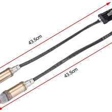 Qiilu 4Pcs Upstream & Downstream Oxygen O2 Sensor Set Compatible with 1996-2002 Chevrolet GMC C1500 C2500,K1500,K2500,SG454, 234-4012,SG272,234-4018,9617178, SG236, 13474