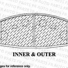 (Front+Rear Kit)(High-End) 4 Cross-Drilled Disc Brake Rotors + 8 Ceramic Pads(Fits:- Ford Mercury)(5lug)