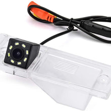 aSATAH 12 LED Car Rear View Camera for KIA VQ/Carnival/Sedona/Grand Carnival/Sedona/Carnival R & HD CCD Night Vision Waterproof and Shockproof Reversing Backup Camera (12 LED)