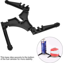 2pcs Gas Tank Stand Foldable Outdoor Camping Cooking Gas Tank Bracket Cartridge Canister Stand Tripod