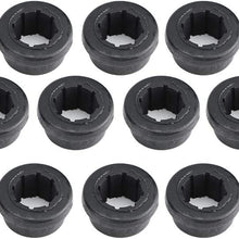 Qiilu 12pcs Engine Bushings, Lower Control Arm Rear Camber Bushings Fit for Skunk2 EG EK DC