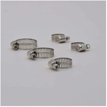 SHOUNAO 50PCS/Set Multi Size Stainless Steel Hoop Clamp Hose Clamp Automotive Pipes Clip Fixed Tool (Color : 1)