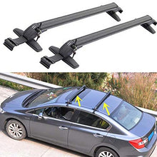 Roof Rack Cross Bars - 2 Pieces Car Cargo Luggage Carrier Top Roof Mount Crossbar Universal Lockable Car Rack with 2 Keys