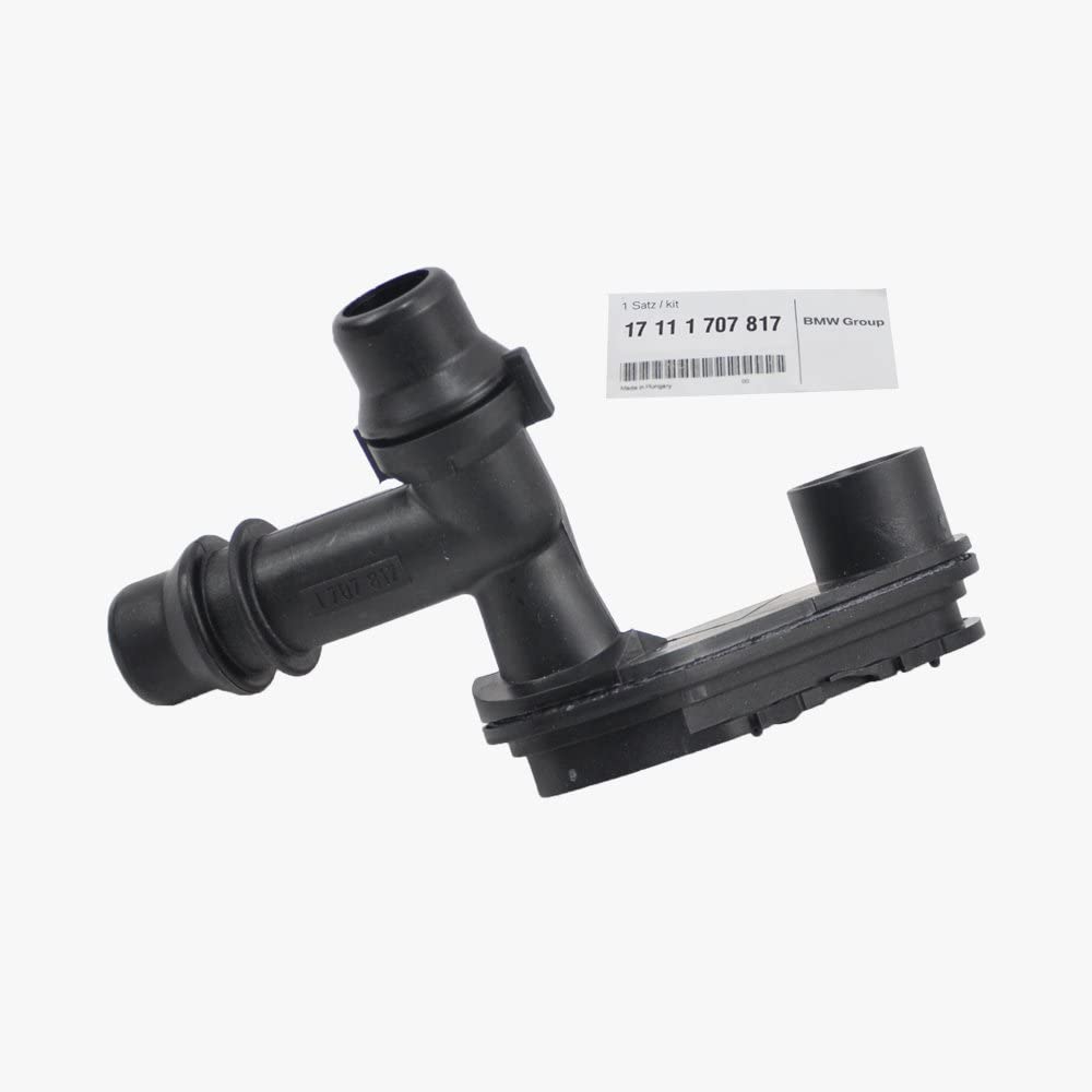 BMW Engine Coolant Water Connector (Tank to Trans Oil Cooler) Genuine OE 07817