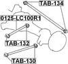 4874060080 - Arm Bushing (For Track Control Arm) For Toyota - Febest