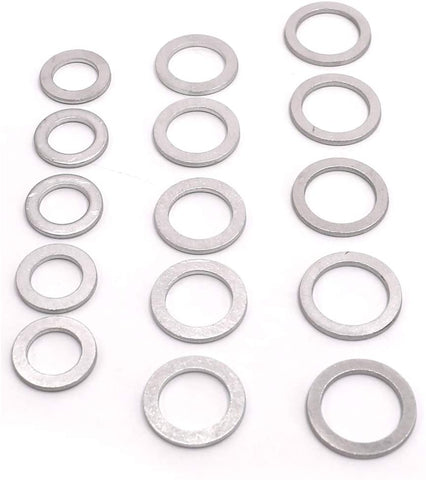 UTSAUTO Oil Crush Washers/Drain Plug Gaskets 15 Packs Replacement for Part # 94109-20000, 94109-14000, 90471-PX4-000 for Honda Accord Acura Civic Ridgeline Odyssey CRV CR-V Pilot Fit Element