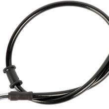 ZENITHKE black Motorcycle Braided Steel Brake Clutch Oil Hoses Line Pipe (Oil Hose Length 60CM)