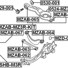 Bp4K28250K - Arm Bushing (for the Rear Suspension) For Mazda - Febest