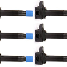 ROADFAR Pack of 6 Ignition Coils Fit for Acura MDX/RDX/RL/TL/TSX/ZDX Honda Accord/Accord Crosstour/Crosstour/Odyssey/Pilot/Ridgeline 2008-2015 Equivalent with OE: 1788379