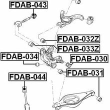 FEBEST FDAB-031 Rear Control Arm Bushing Assembly