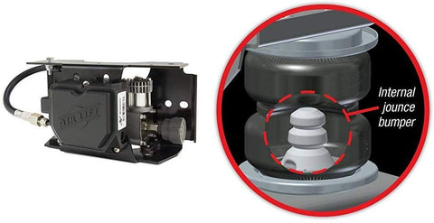 Air Lift 25980EZ 25980EZ-2nd w Mobile App WirelessOne 2nd Generation EZ Mount + Lift 88338 LoadLifter 5000 Ultimate Air Springs for 2011-2019 Chevy Silverado/GMC Sierra 2500HD/3500HD RWD/4WD