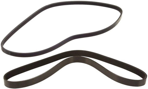 BANDO Belt Set Replacement for Honda Prelude 1997 1998 1999 2000 2001 Alternator/Air Conditioner-Power Steering Belt Set(2 belts) BANDO 4PK1020 6PK1045