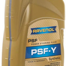 RAVENOL J1B1045 Power Steering Fluid - PSF-Y Full Synthetic Hydraulic Fluid (1 Liter)