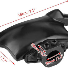 Cuque Tire Changer Mount Demount Duck Head, Black Tire Changer Machine,Plastic Nylon 28mm/1.1", 30mm/1.2"(30mm)