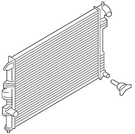 Rareelectrical NEW RADIATOR COMPATIBLE WITH FORD EXPLORER 2.3L TURBO 2016 FO3010343 FB5Z 8005 C FB5Z-8005-C FB5Z8005C