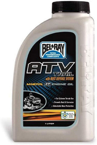 Bel-Ray Trail Mineral 4T Engine Oil with Rust Defense - 10W40 - 1L. 99050-B1LW