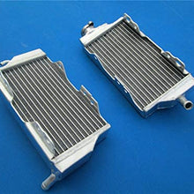 Aluminum Radiators + HOSES for Honda CR250R CR250 CR 250 R 2005 2006 2007 (red)